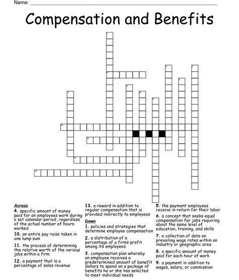 compensation crossword clue|compensate secure against crossword clue.